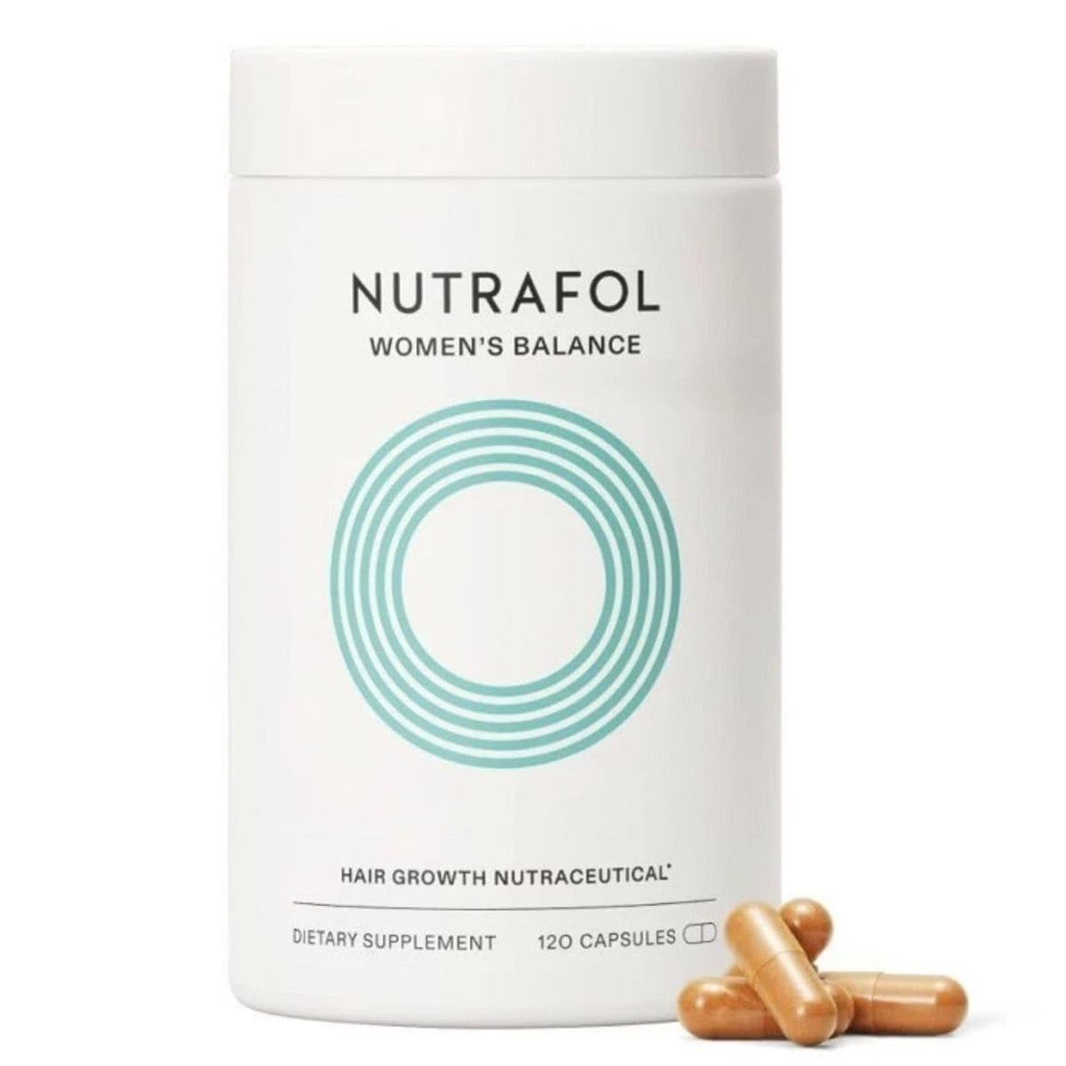 Nutrafol Women’s Balance Hair Growth Supplement – 120 Capsules / 4.2 Oz