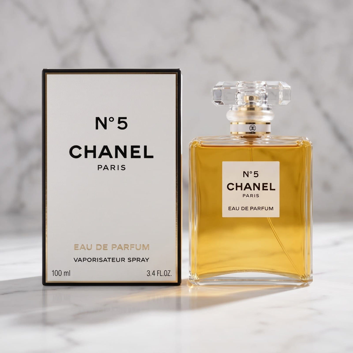 Chanel N°5 Eau de Parfum Spray for Women – 3.4 oz